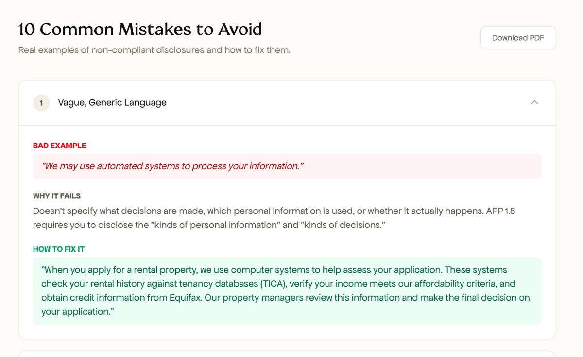 Reference guides and quick tools